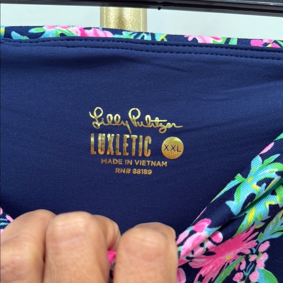 NWT LILLY PULITZER Size XXL Floral Print Women's Leggings - Picture 2 of 11